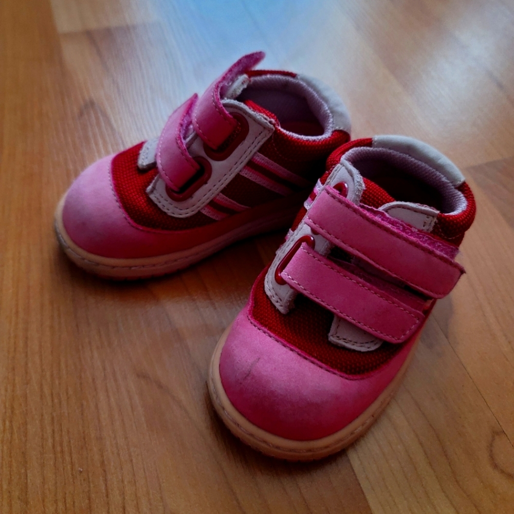 Perfection by Jumping Jacks Girls 5M Walking Toddler Shoes Pink Sneakers Boot